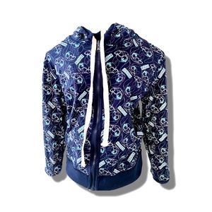 Reversible Disney Stitch zip up hoodie